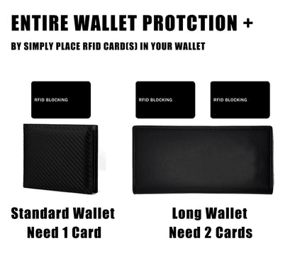 9toa RFID Blocking Card - 5 Pack, Contactless NFC Credit Card ID Protection Safe Bank Card Passport Entire Wallet Purse Shield Protector Blocker Guard (Pack of 5)