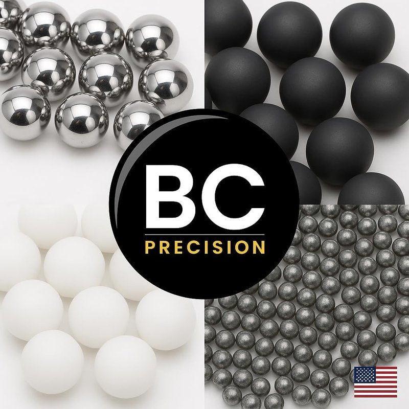 BC Precision 3/8" Slingshot Ammo Balls - Grade A Steel, Easy Grip, Accurate Flight | Perfect for Hunting