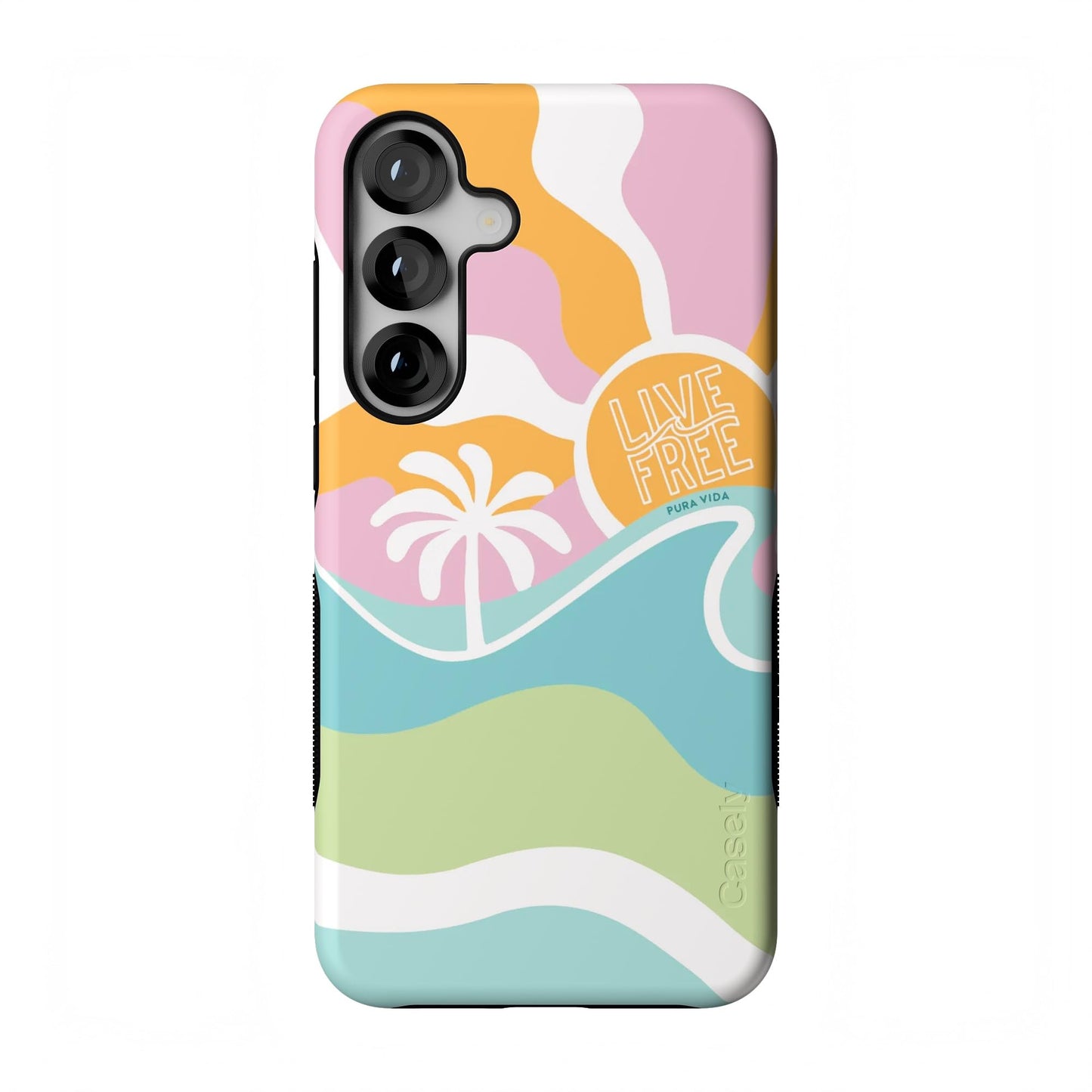 Casely Galaxy S25 Plus Case | Ink & Iris | Vintage Floral | Compatible with MagSafe | Bold Protective Design