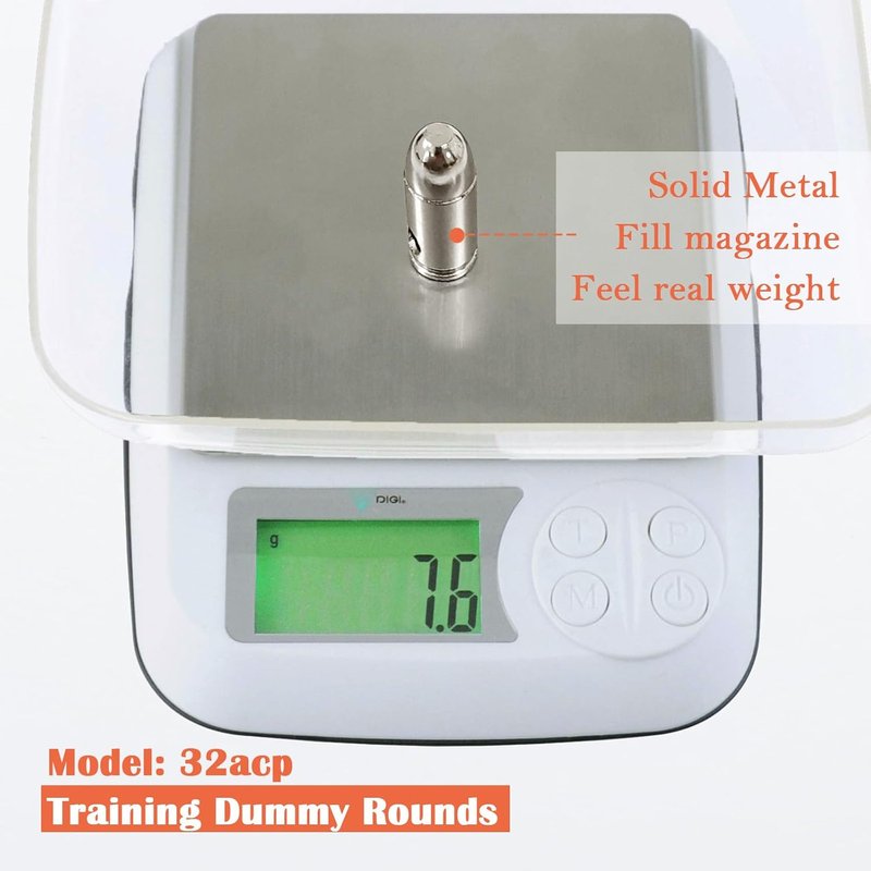 Steel Safety Practice Rounds - Action Trainer Dummy Round for Dry Fire Training | Snap Cap