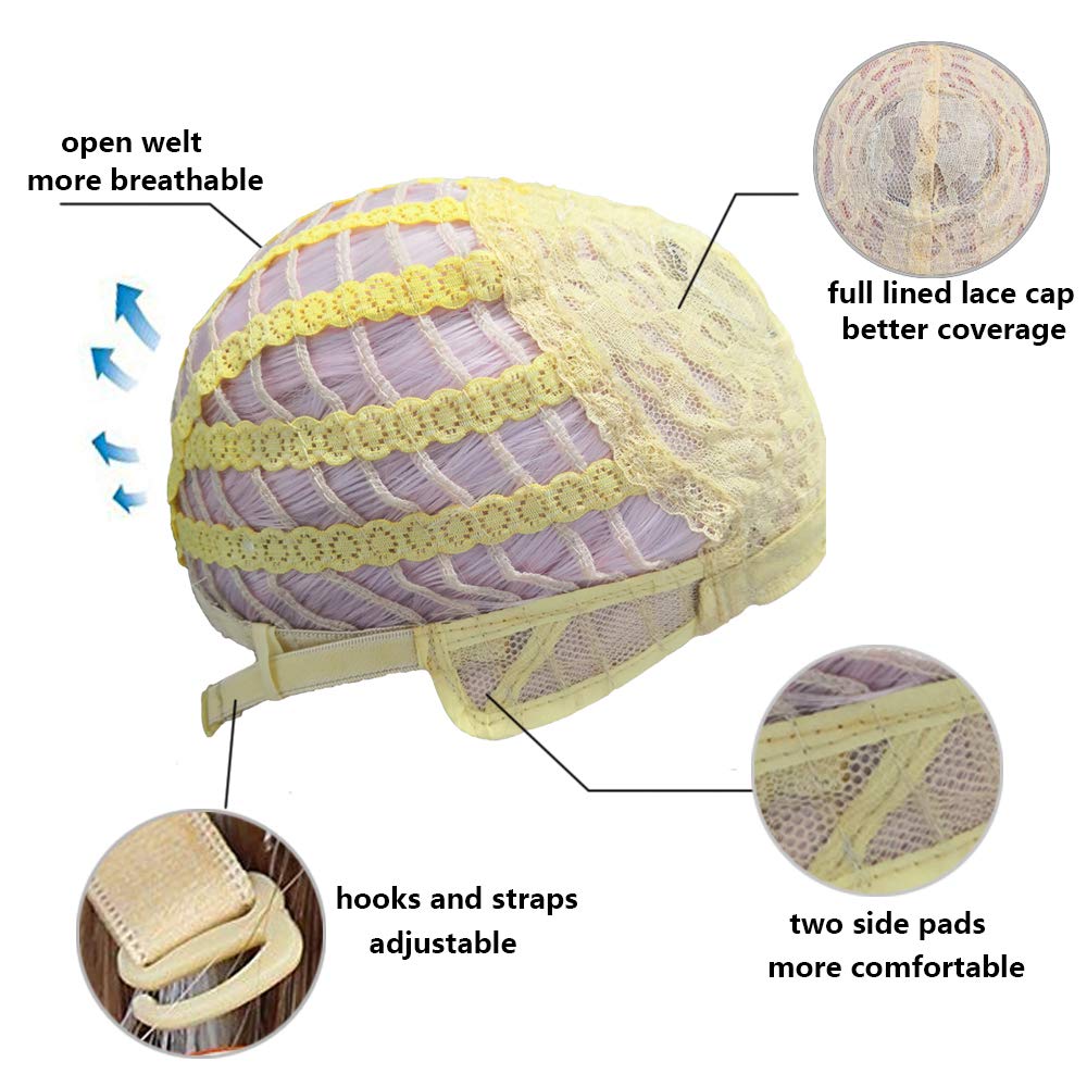 BERON Green Wigs for Women Short Curly Bob Wavy Wig Girls Ombre Green 14" Body Wave Shoulder Length Hair Wig Heat Resistant Synthetic Halloween Cosplay Daily Party Wigs