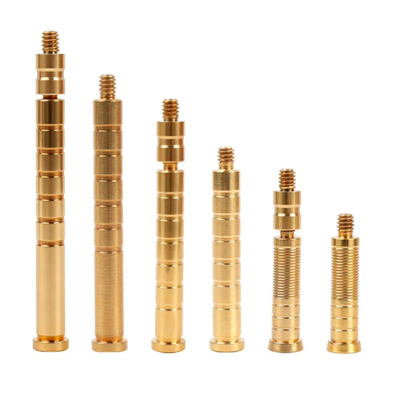 SLNNROA 50/75/100/125/150/175 Grain Gold Tip Arrow Aluminum Inserts Copper Brass Arrow (12pcs, 50gr)