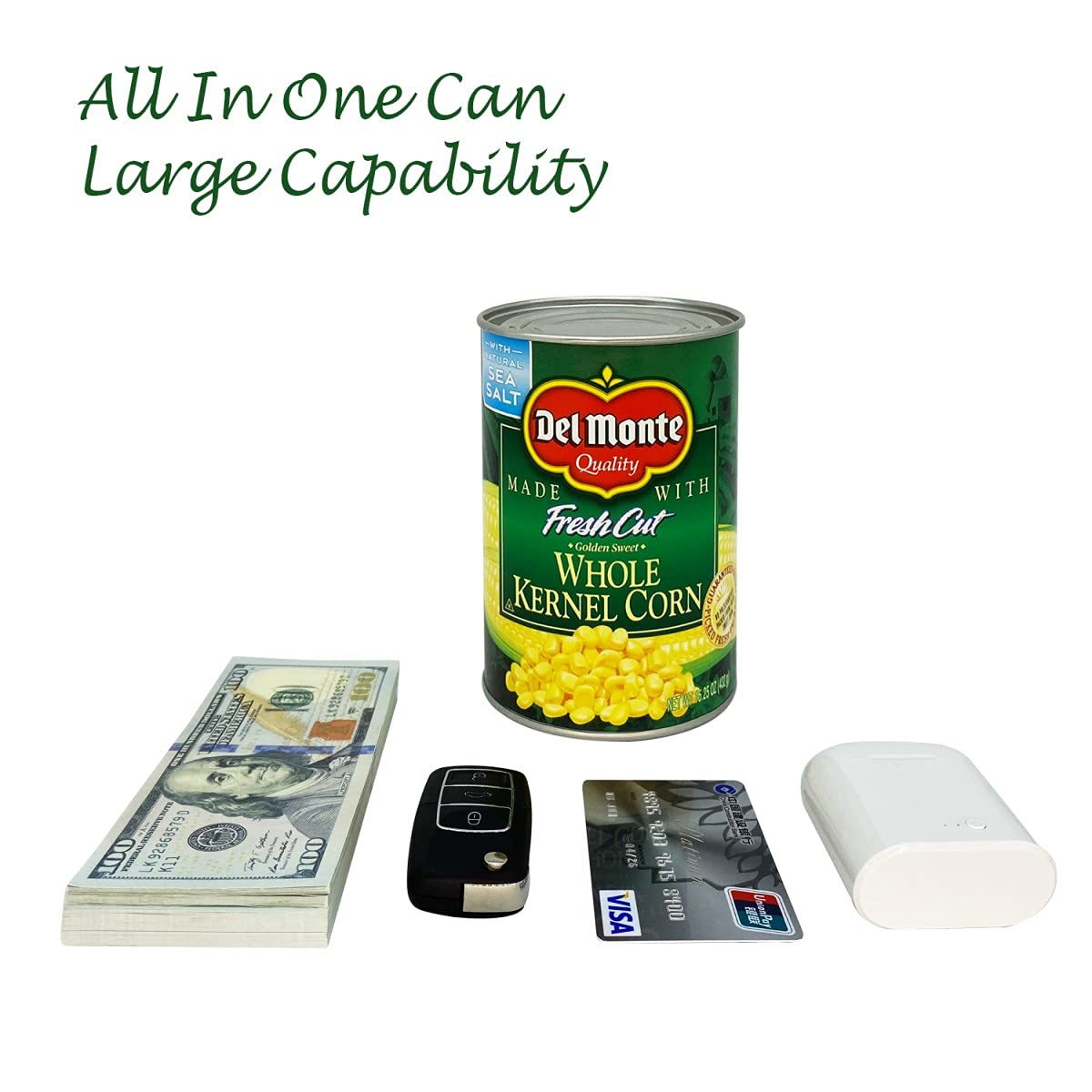 Fake Can Safes Diversion Secret Stash Safes (Corn)