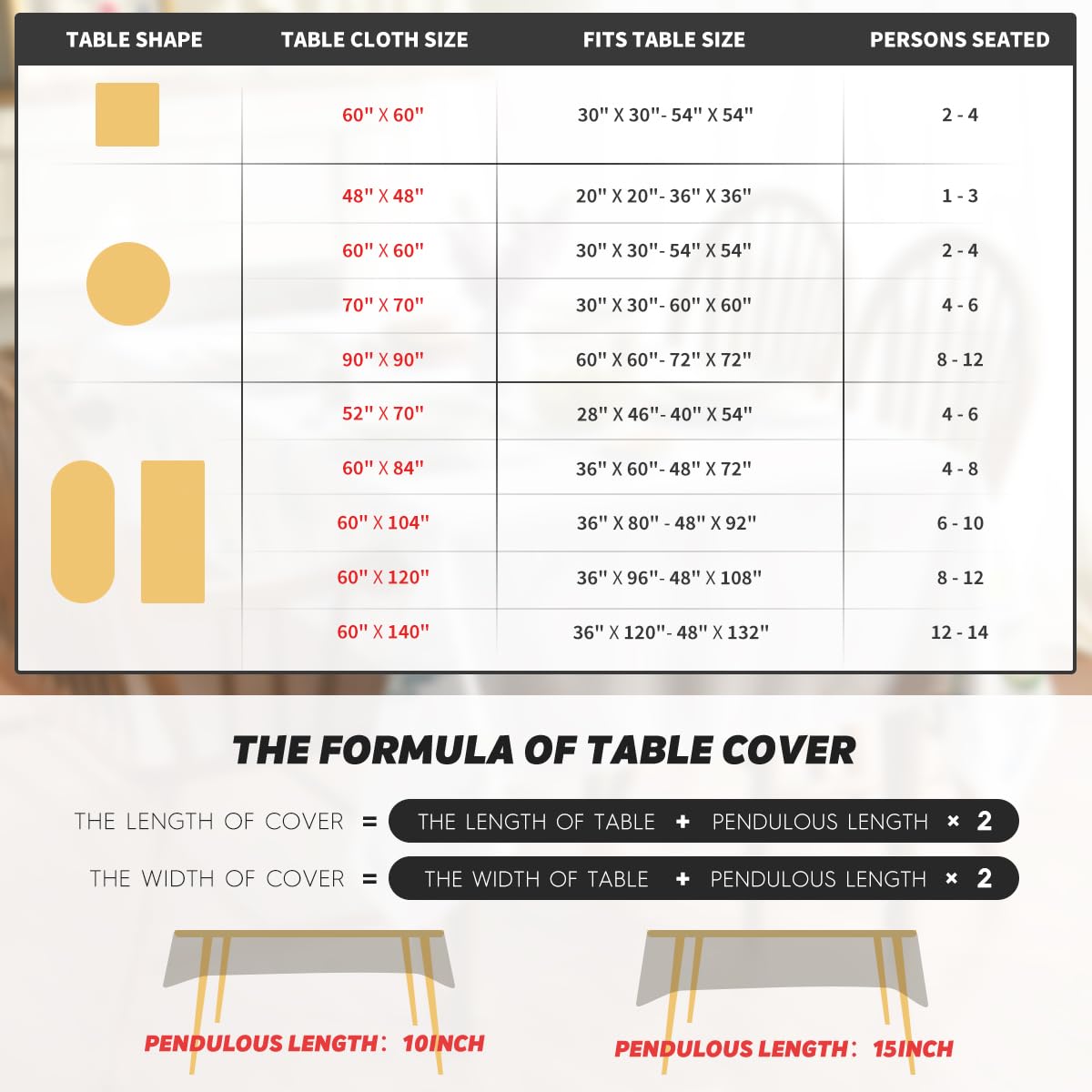 Horaldaily Christmas Tablecloth 60×84 Inch Rectangular, Winter Snowman Trees Red Washable Seasonal Table Cover for Party Picnic Dinner Decor