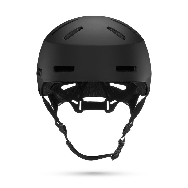 Bern Macon 2.0 Adult Multisport Helmet for Bike, Skateboard, Scooter (Matte Black, Small)