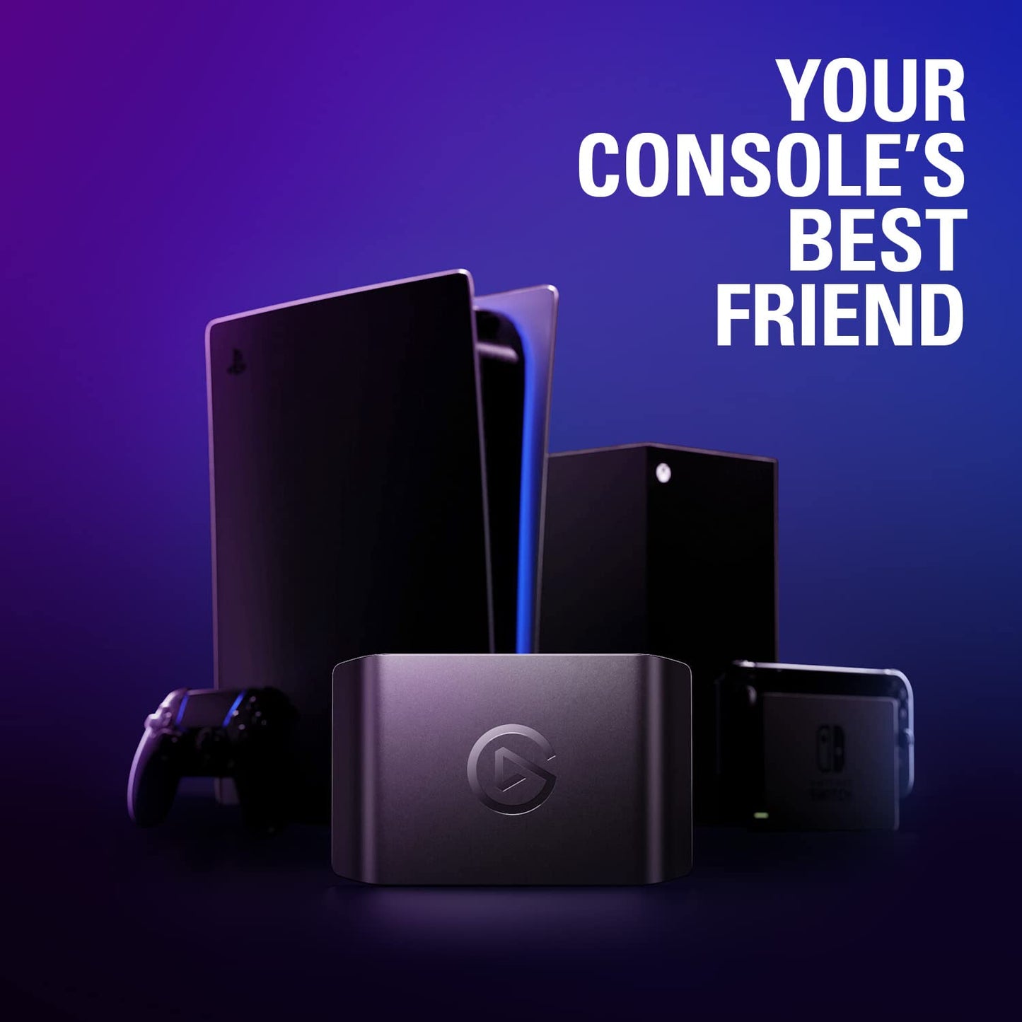 Elgato HD60 X - Stream and Record in 1080p60 HDR10 or 4K30 with Ultra-low Latency on PS5|Pro, PS4|Pro, Xbox Series X/S, Xbox One X|S, Nintendo Switch 2, in OBS and More, Works with PC and Mac