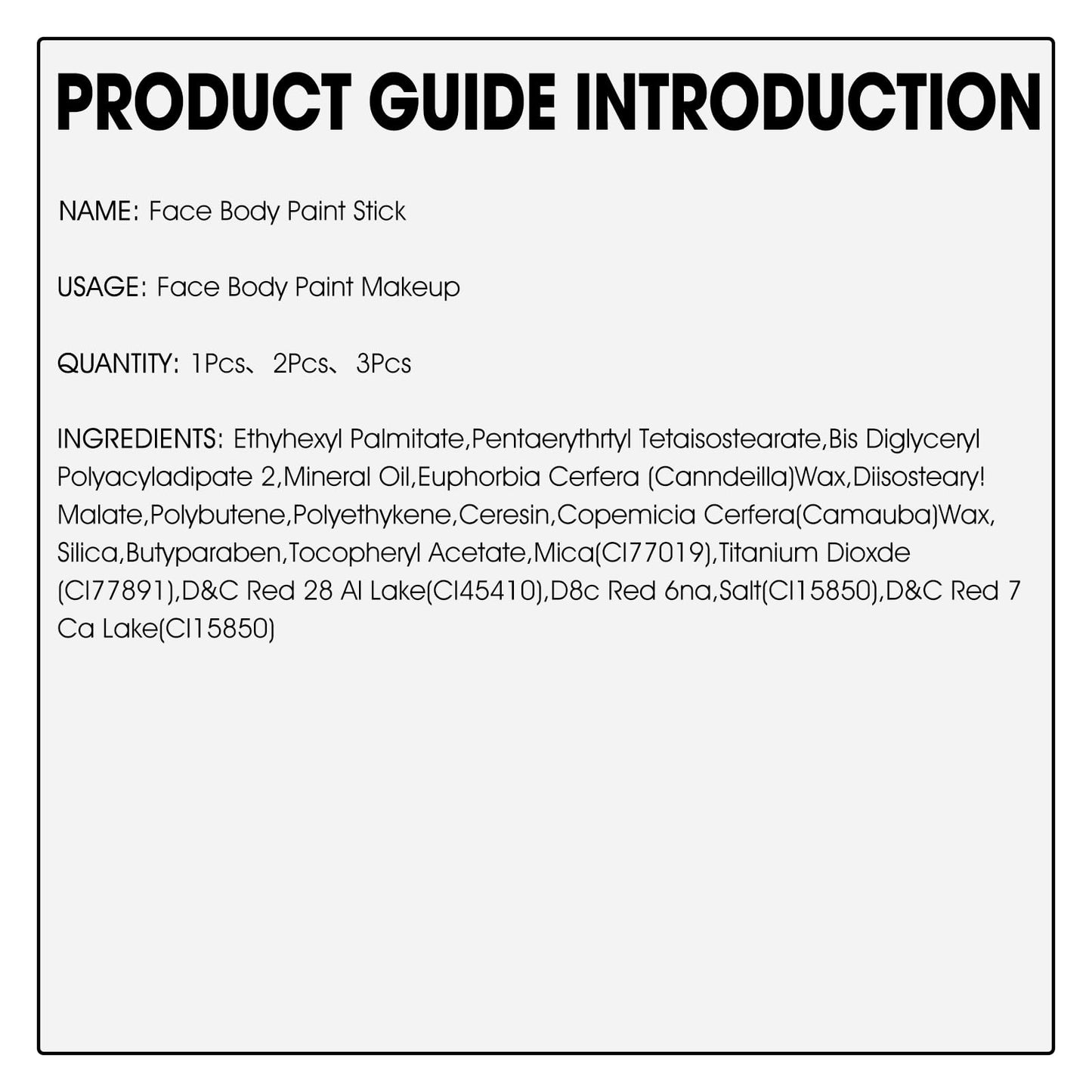 FIVEFULU Black and White Face Paint Halloween Makeup Kit, Matte Lipstick Set Eye Black Stick, Body Paint Face White Foundation Makeup for Halloween Zombie Clown Vampire Skeleton Skull Joker