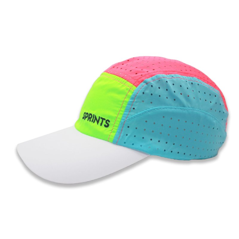 Sprints Race Day Performance HyperG Racing Cap | The Lightweight, Quick Dry, Running, Sport Hat, One Size, Unisex (Setting Sun Evaporated Ventilation)