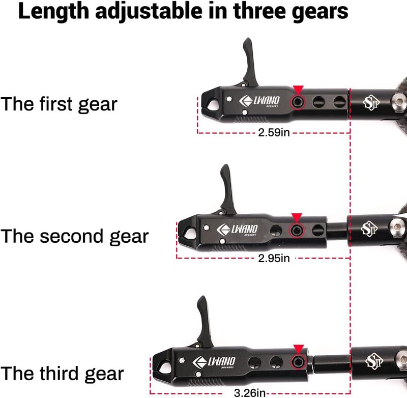 Archery Compound Bow Release Aid - Foldable Trigger Design for Precision Shooting