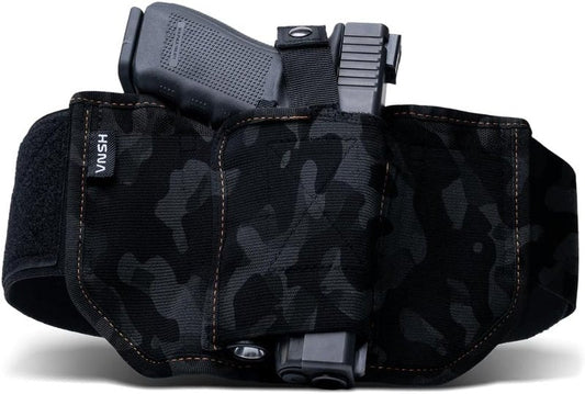 Belly Band Holster - Comfortable Concealed Carry for 99% of Handguns | Secure Fit with Built-in Mag Pouches