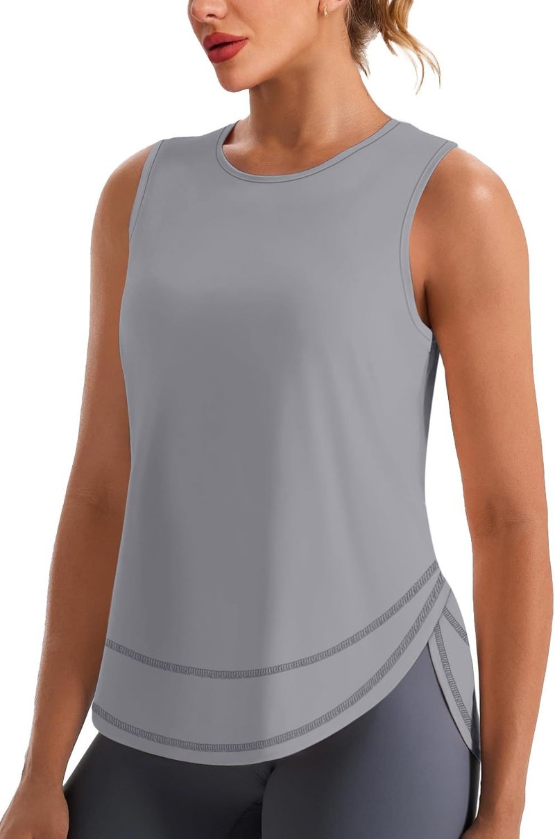 NIASHOT Workout Tops for Women Tank Top Summer Gym Clothes Athletic Tank Tops Workout Tank Tops Woman Women's Activewear Sleeveless Quick Drying Ropa Deportiva para Mujer Pilates Outfits L