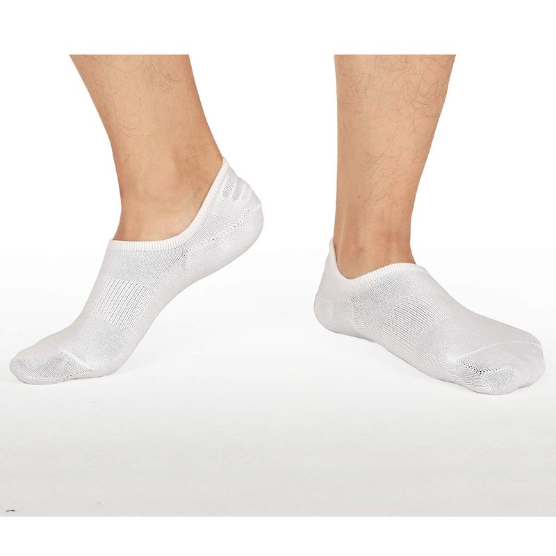 Mottee&Zconia No Show Low Cut Socks for Mens/Womens Casual Sports No See invisible Non-Slide White Socks 6 Pack Size8-11