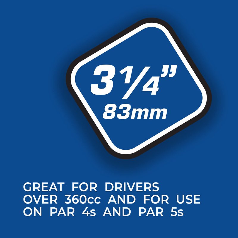 Pride Golf Tee Performance Plastic Golf Tees - Stars & Stripes - 100 Count, 3-1/4 Inch - Less Friction and Longer Drives - Made in the USA