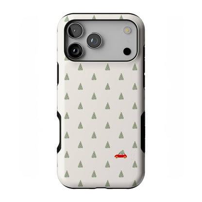 Casely iPhone 17 Pro Max Case | On The Dot | Maroon Polka Dot | Compatible with MagSafe | Bold Protective Design