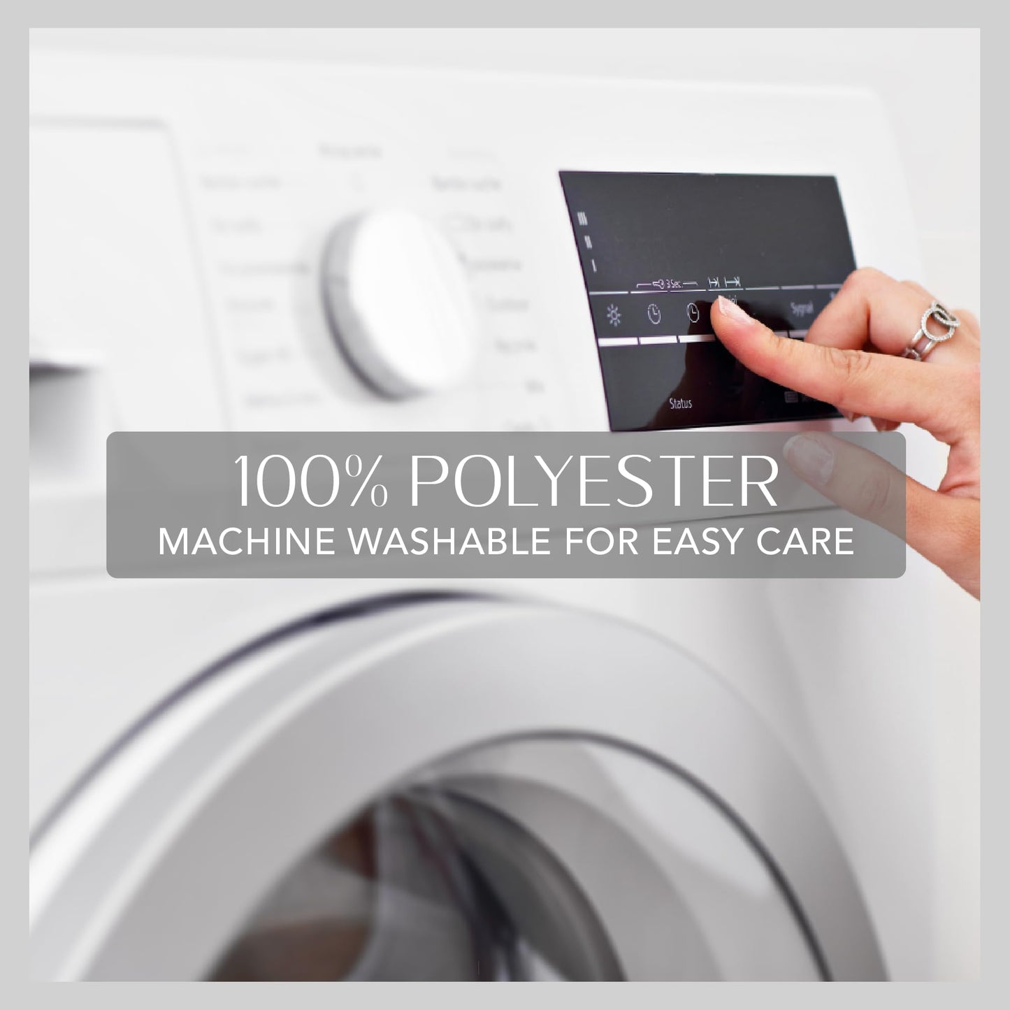 Elrene Home Fashions Laurel Solid Texture Water and Stain Resistant Tablecloth, 70" Round, Sage