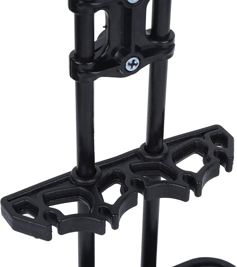5 Arrows Quiver - Quick Release Left-Handed Vibration Absorbing Holder for Compound & Recurve Bows
