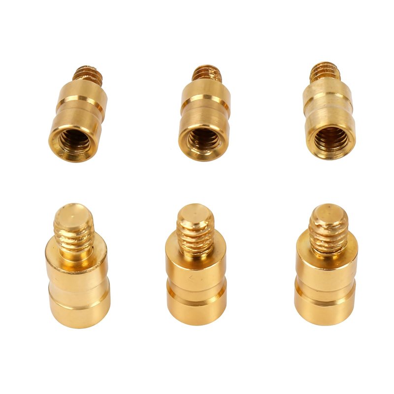 SLNNROA 50/75/100/125/150/175 Grain Gold Tip Arrow Aluminum Inserts Copper Brass Arrow (12pcs, 50gr)