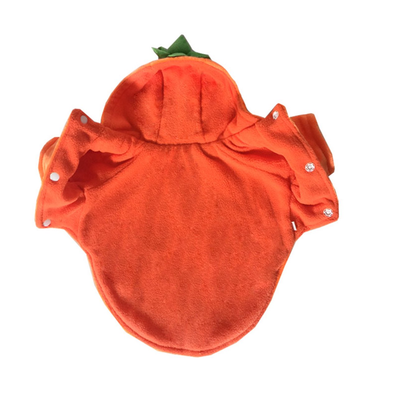 Mogoko Dog Cat Halloween Pumpkin Costume,Pet Cosplay Costumes,Puppy Warm Outfits Fleece Hoodie Animal Autumn Winter Clothes (S Size)