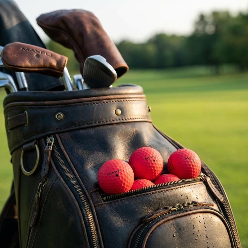 Maxfli SoftFli Golf Balls – 36-Pack Matte Red | Soft Feel Low Compression Golf Balls for Distance & Control | Durable Ionomer Cover | Ideal for Beginners & Recreational Golfers