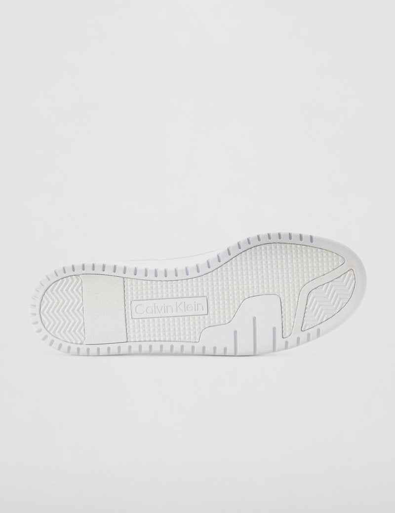 Calvin Klein Women's Aelora Sneaker, White 141, 7