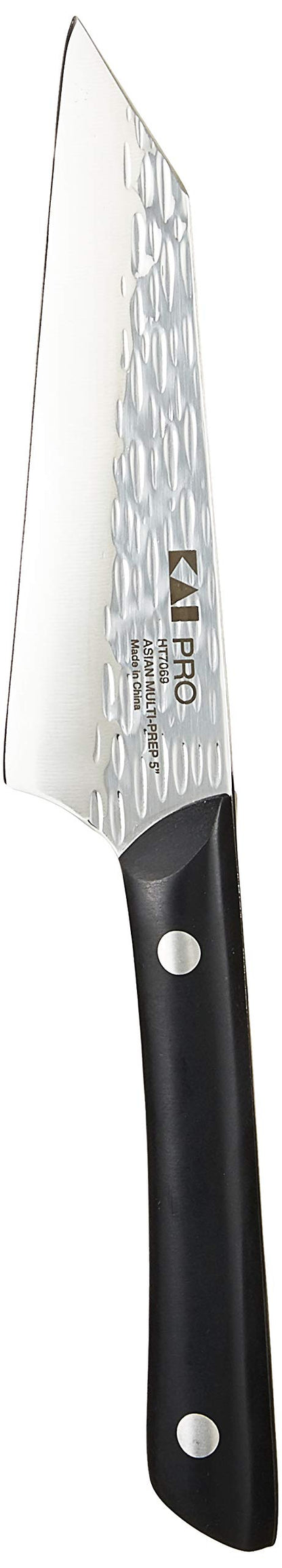 Kai PRO 6" Chef’s Knife, Hand Sharpened Kitchen Knife for Professional and Home Chefs, Japanese AUS6M Stainless Steel Blade, Full-Tang POM Handle, NSF Certified