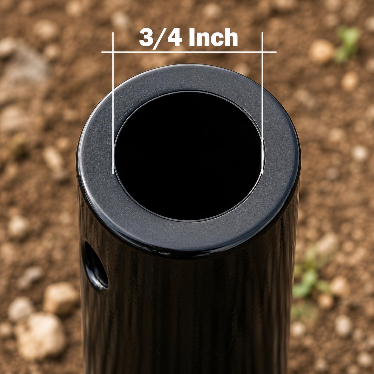 XtremepowerUS Replacement Auger Bit 6" inch for Post Holes Earth Digger Planting Drill Fence Hole Maker Machine Shaft Size 3/4"