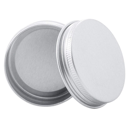 6 Ounce Aluminum Cans 180 mL Screw Lid Metal Storage Tins Containers for Storing Spices, Candies, Lip Balm, Candles, 6 Pcs.