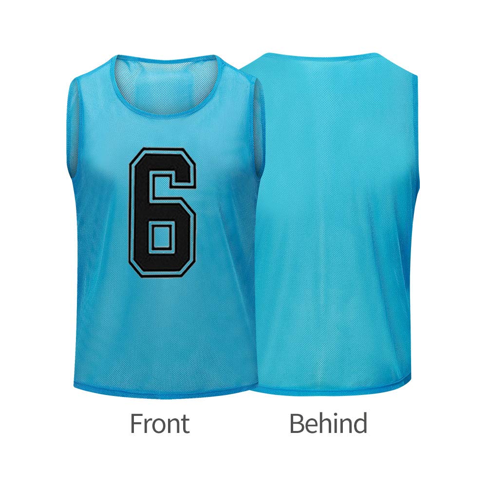 Antoyo Basketball Jersey，Pinnies Adult，Scrimmage Vests for Kids Soccer Training Equipment