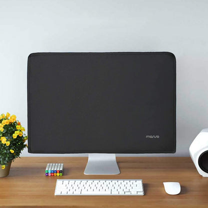MOSISO Monitor Dust Cover 32, 33, 34, 35 inch Anti-Static Dustproof LCD/LED/HD Panel Case Computer Screen Protective Sleeve Compatible with 32-34 inch PC, Desktop and TV, Black