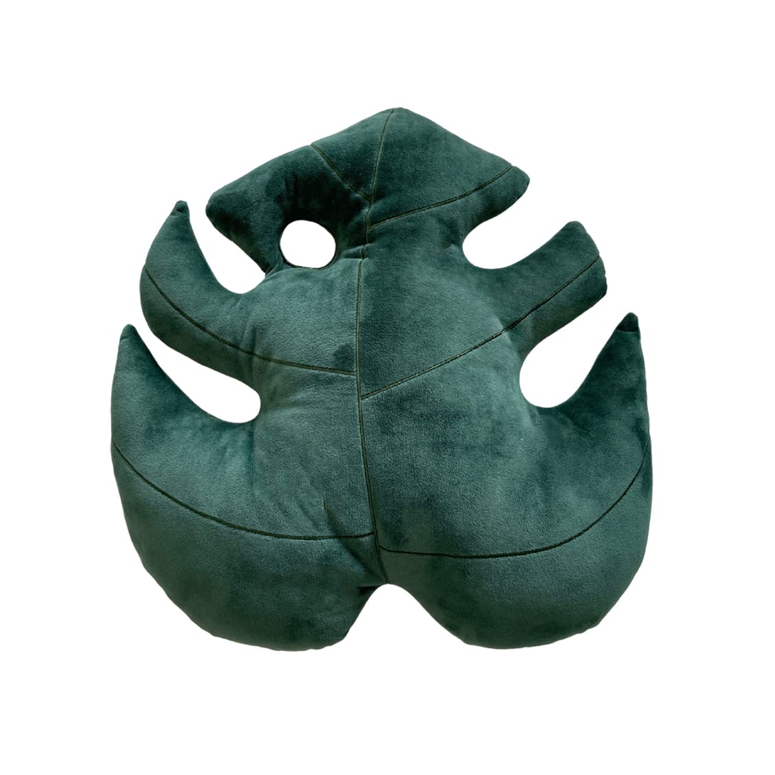 Green Philosophy Co. Monstera Leaf Pillow - Mossy Earth - Large Soft Plant-Shaped Plush Cushion for Couch, Bed, or Reading Nook - Cute & Unique Nature-Inspired Decor Super Soft & Cuddly Throw Pillow