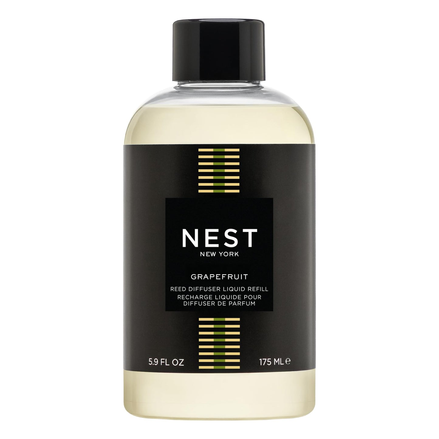 NEST New York Reed Diffuser Liquid Refill, Sicilian Tangerine - 5.9 fl oz - Fragrance for Up to 90 Days - Flame Free