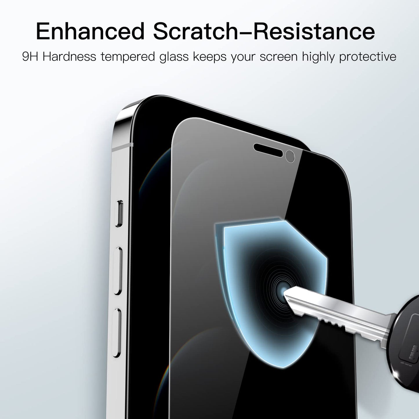 JETech Privacy Full Coverage Screen Protector for iPhone 16e 2025, iPhone 13/13 Pro 6.1-Inch, Anti-Spy Tempered Glass Film, Edge to Edge Protection Case-Friendly, 2-Pack