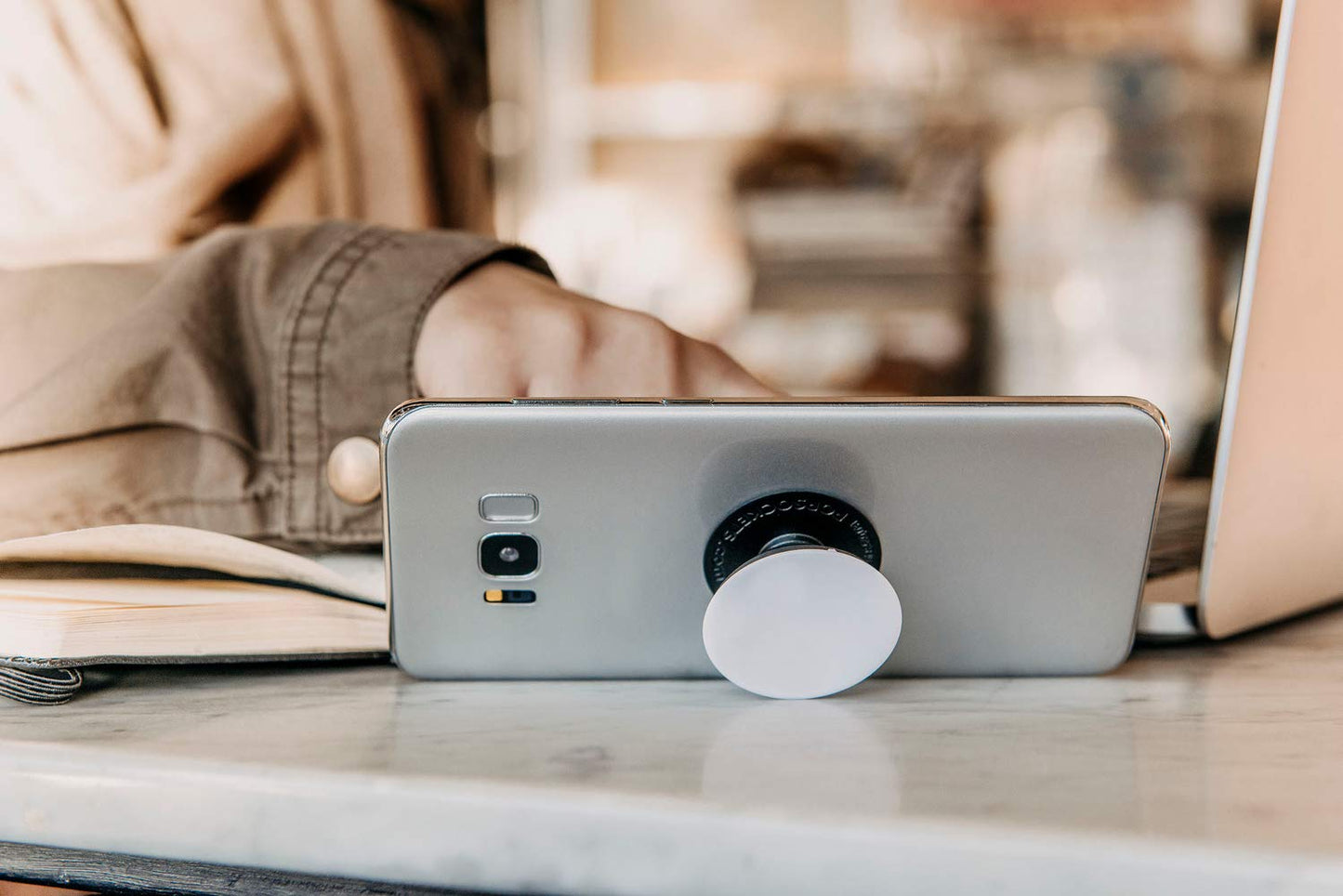 PopSockets Phone Grip with Expanding Kickstand, Adhesive Grip - Cosmic Sun