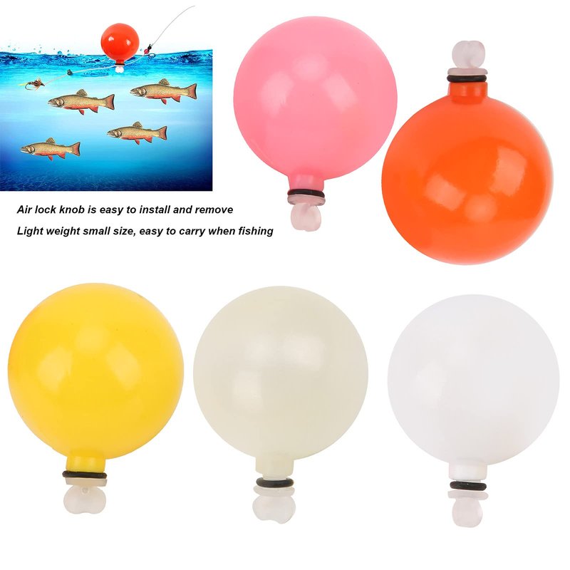 5Pcs Airlock Strike Indicators for Fly Fishing Bobber Tube Terminal Tackle Fly Fishing Parts BuoyStrike Indicator Fly Fishing Parts