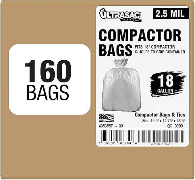 Ultrasac 18 Gallon Compactor Bags