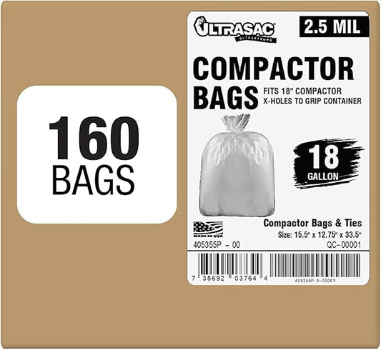 Ultrasac 18 Gallon Compactor Bags