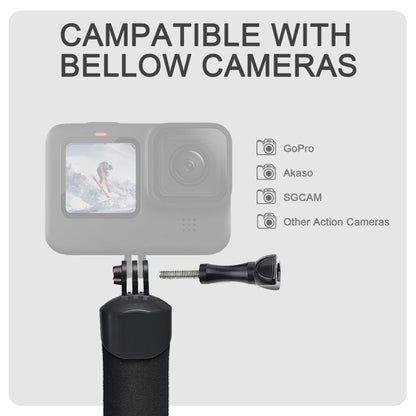 FitStill Waterproof Monopod Floating Hand Grip for Go Pro Hero 13/12/11/10/9/8/7/6/5/4/3 Session DJI Osmo and Other Action Cameras.Snorkeling Underwater Diving Pole Stick