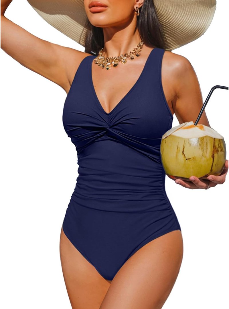 Women’s Tummy Control One Piece Swimsuit - Push Up Full Coverage Slimming Bathing Suit | Stylish Swimwear