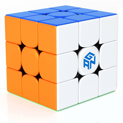 GAN 356R S,3x3 Speed Cube 356RS Magic Cube Professional Puzzle Cube Ultra Durable and Flexible for Kid&Adults,Non-Magnetic(Stickerless