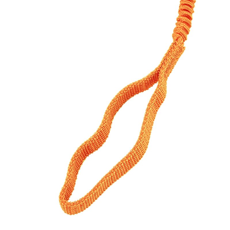 MOOCY Kayak Paddle Leash, 3-7 ft Stretchable Strap Lanyard for SUP, Canoeing, Fishing Accessories - Secure Bungee Rod Holder Tether(Orange, 4 Pack)