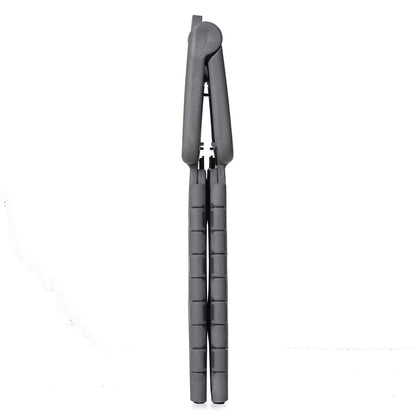 Casafield 9" Folding Step Stool with Handle, Gray - Portable Collapsible Small Plastic Foot Stool for Kids and Adults - Use in The Kitchen, Bathroom and Bedroom