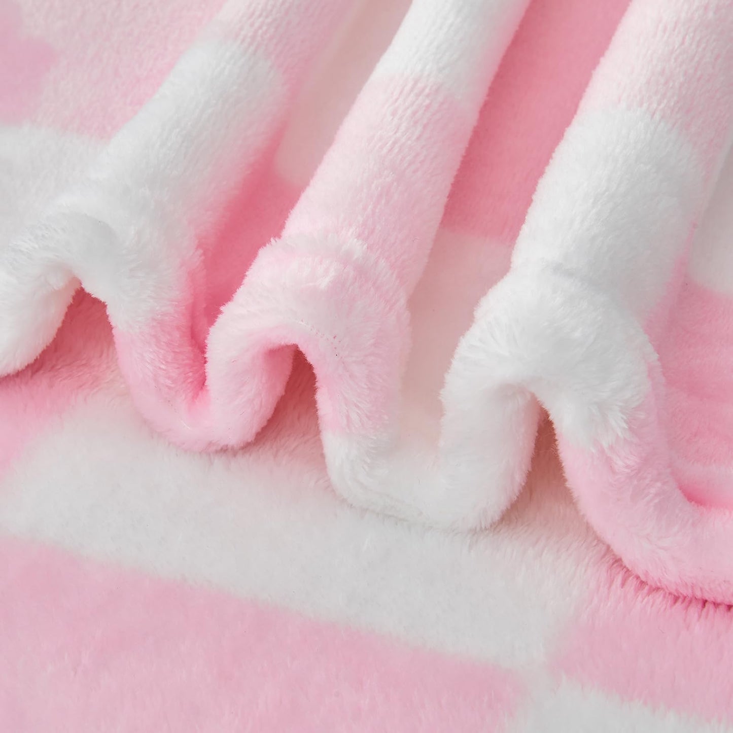 Edenleaf Pink Checkered Blanket, Soft Cozy Fleece Checkered Throw Blankets for Bed Sofa Couch Camping, Ultra Fluffy Throws for All Seasons, 50x60 Inch, Pink