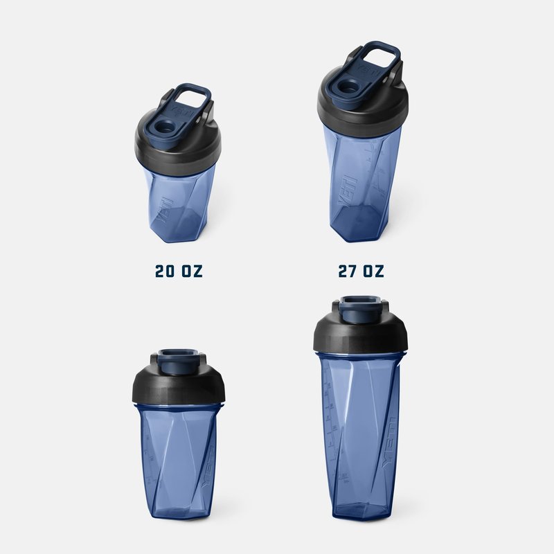 YETI Yonder Helimix Vortex Blender Shaker Bottle Holds up to 27oz | No Blending Ball or Whisk | USA Made | Portable Pre Workout Whey Protein Drink Shaker Cup | Dishwasher Safe, Rescue Red