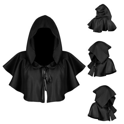 Halloween Plague Doctor Mask Plague Doctor Costume Obito Mask Steampunk Halloween Mask Horror Scary Halloween Mask Costume Props for Party Prom Halloween Gifts Set（3-pc Set） (Black), 12 inches