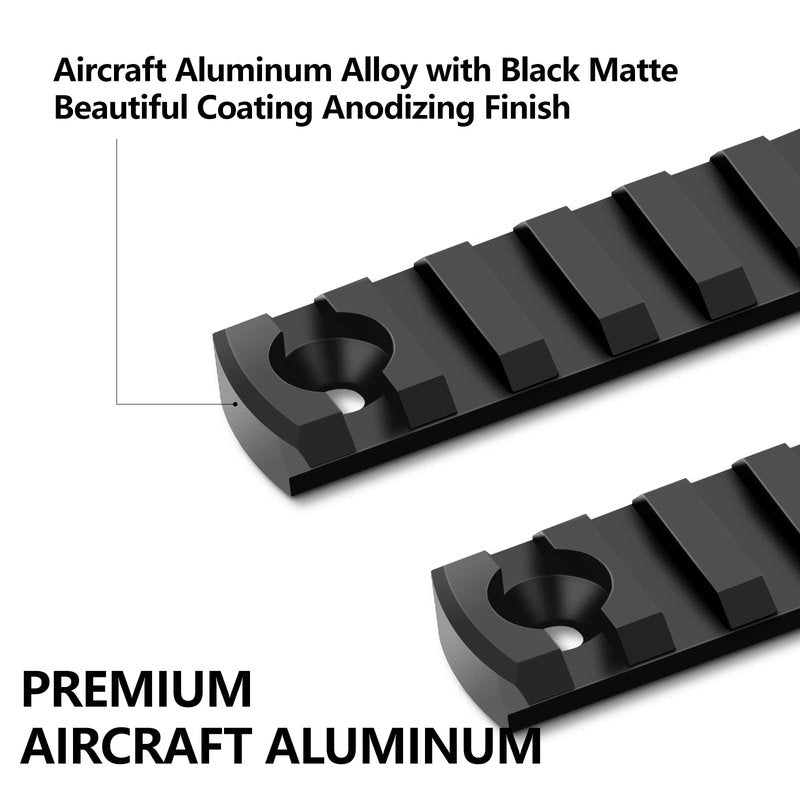 Anovo Single-Sided Rail 3-3-5-5-7-7 Slots Accessory Set-Style 1