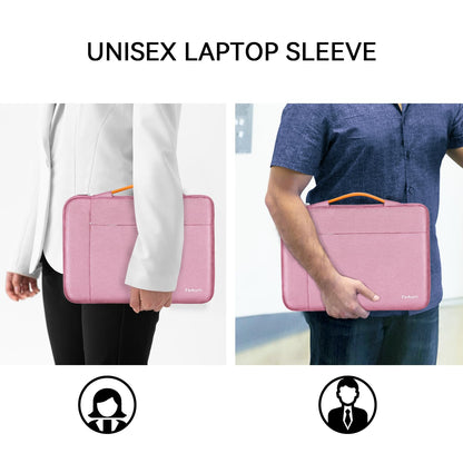 Ferkurn Laptop Case Sleeve 14 Inch Compatible with 14" MacBook Pro M4/M3/M2/M1, HP Pavilion Chromebook 14A EliteBook X360 Probook, ASUS Vivobook,Lenovo Ideapad,Acer, Slim Carrying Computer Bag, Pink