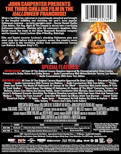 Halloween III: Season of the Witch (1982) - Limited Edition Steelbook 4K Ultra HD + Blu-ray