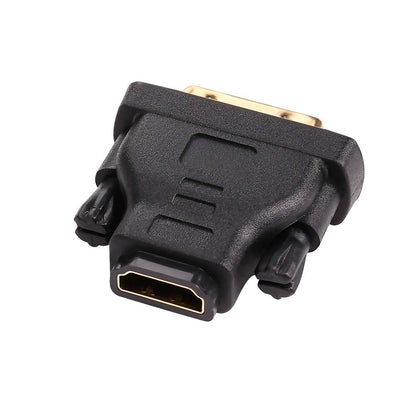 DTech DVI to HDMI Adapter DVI Male to HDMI Female Bi-Directional DVI-D Port Converter 4K 1080P Gold Plated Connector