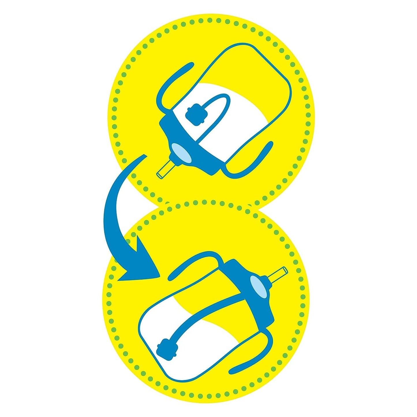 Dr. Brown's Milestones Baby's First Straw Cup, Training Cup with Weighted Straw, 9oz/270mL, Dark Blue, BPA Free, 6m+