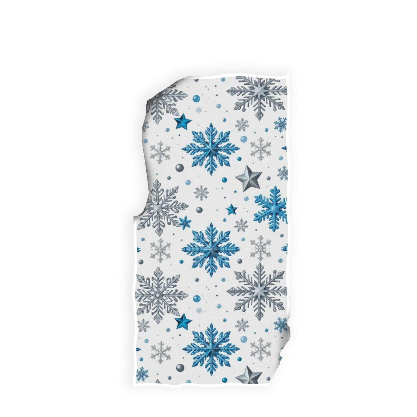 Christmas Snowflake Hand Towels Ultra Soft Winter Blue Silver Towels Kitchen Fingertip Towel Washcloths Highly Absorbent SPA Gym Guest Shower Towels Xmas Bathroom Decor 16 x 30 in
